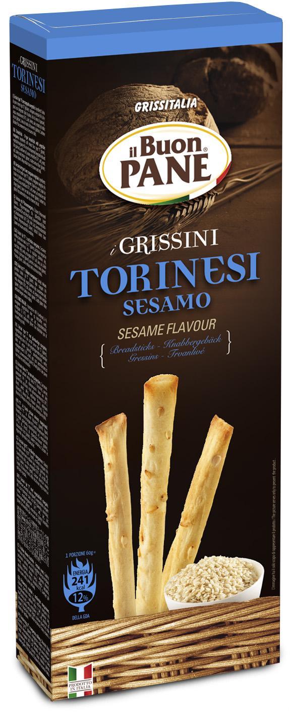 GRESSINS TORINESI SESAME 120 gr